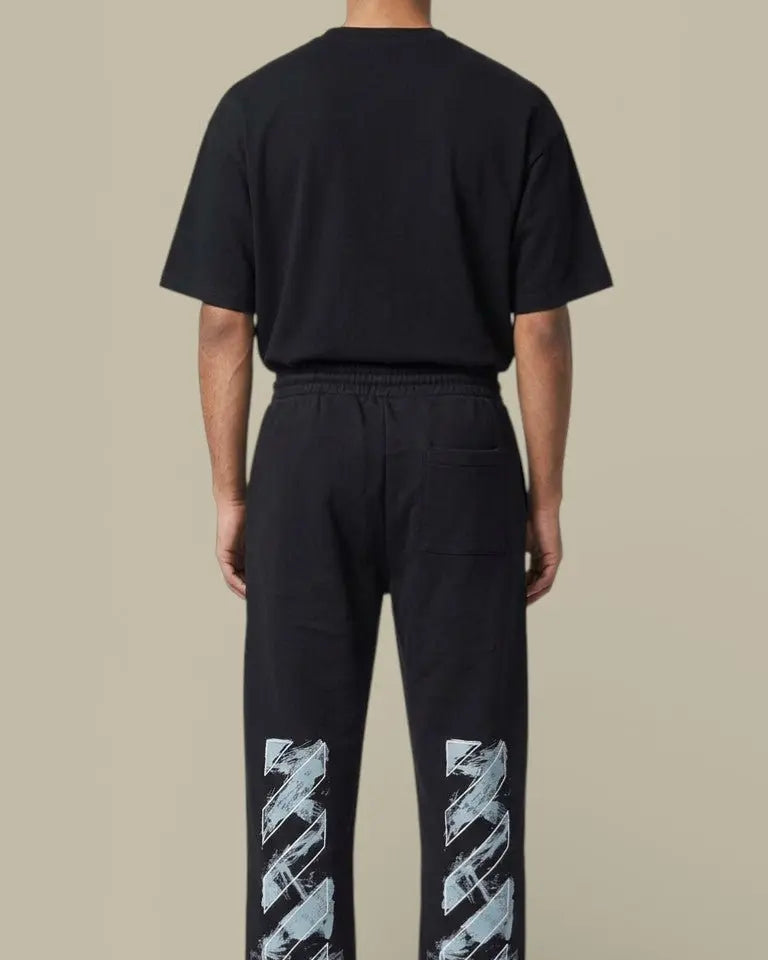 Pantalon Off - White Noir - Paint Arrow - pantalon