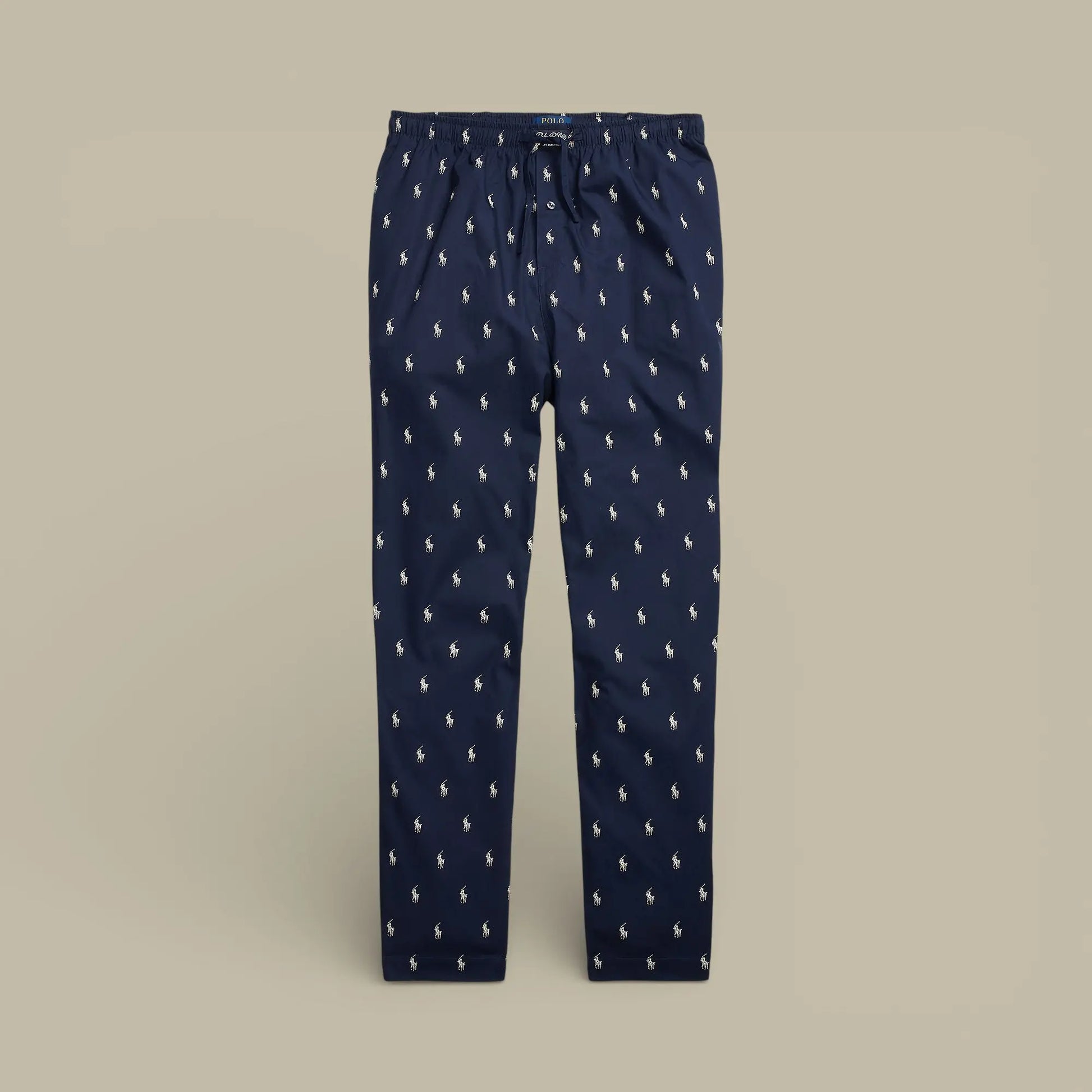 Pantalon Ralph Lauren Bleu Marine - Monogramme - pantalon