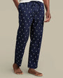 Pantalon Ralph Lauren Bleu Marine - Monogramme - pantalon
