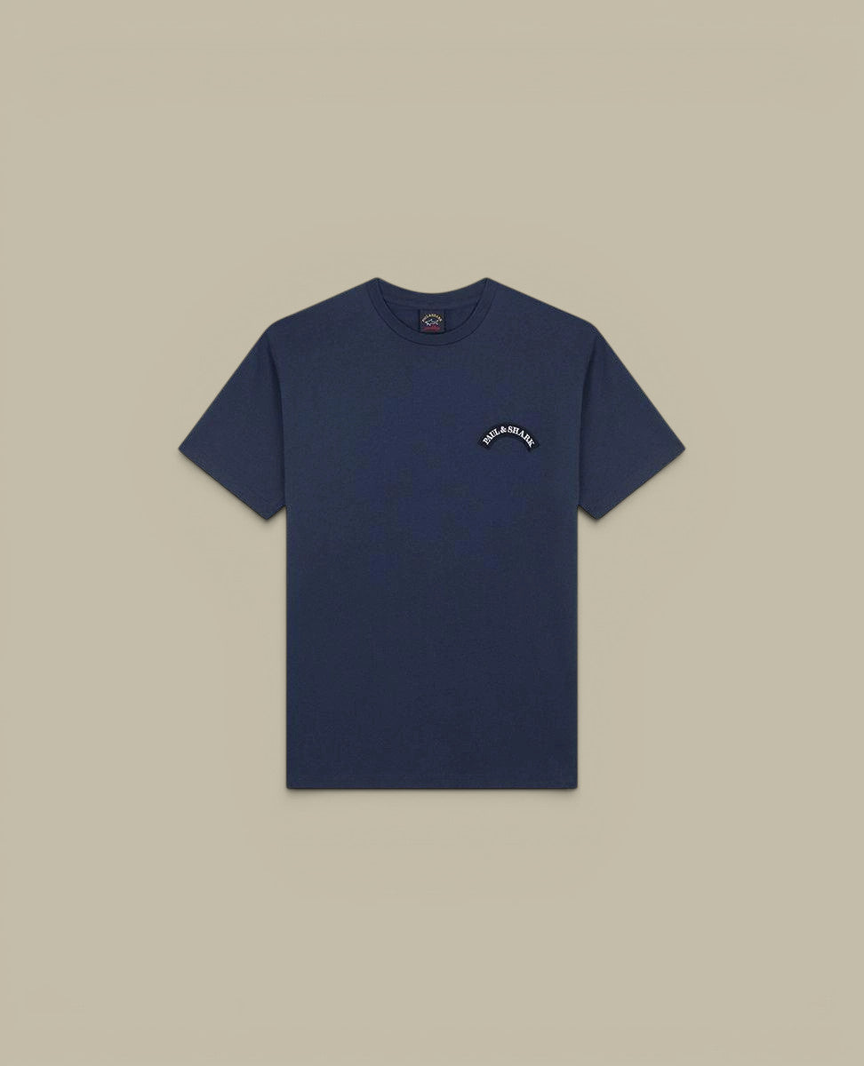 T-shirt Paul and Shark Navy - Logo requin dans le dos Paul and Shark