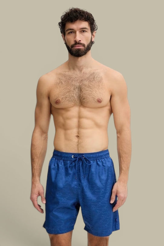 Short de Bain Paul and Shark Bleu - Monogramme Paul and Shark