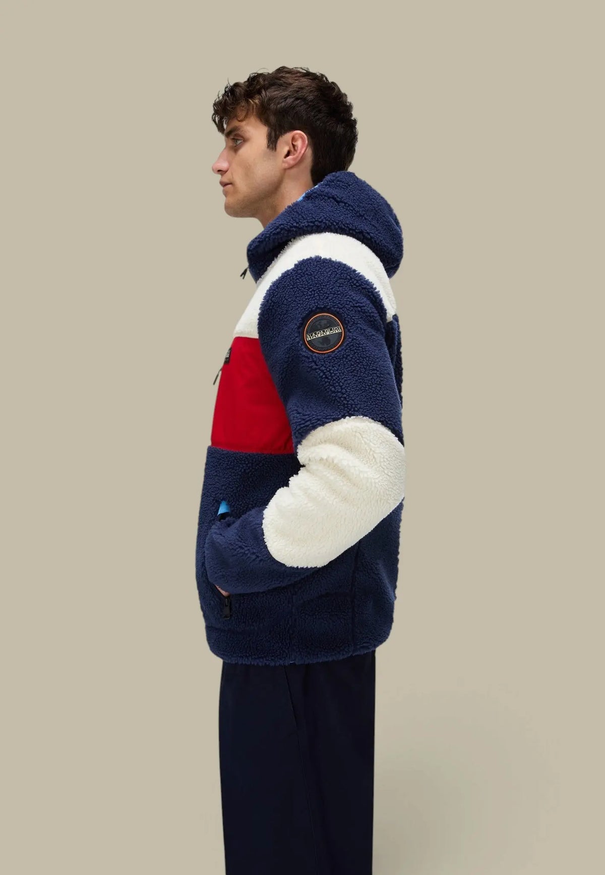 Polaire à Capuche Napapijri Bleu marine - Yupik Napapijri