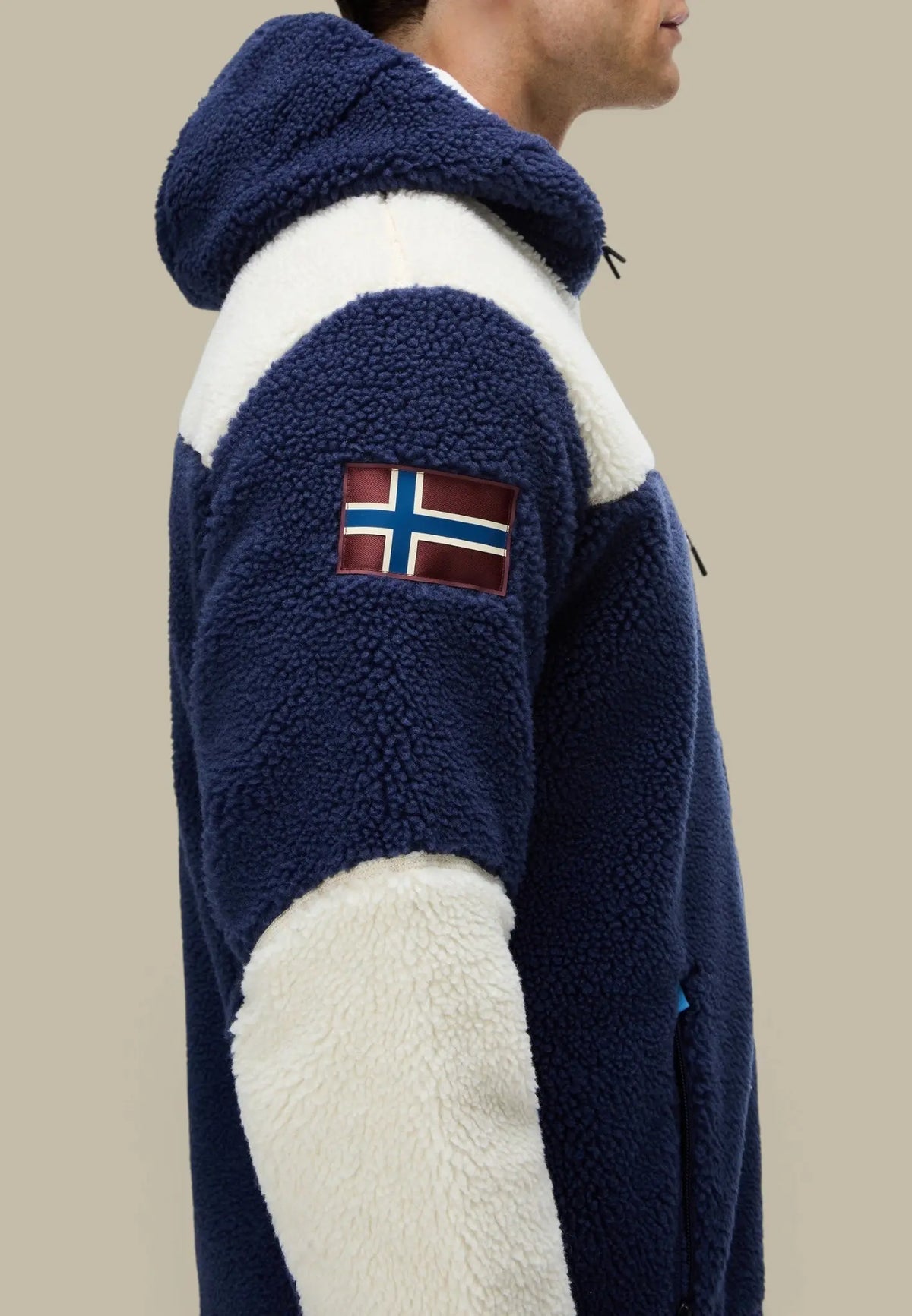 Polaire à Capuche Napapijri Bleu marine - Yupik Napapijri