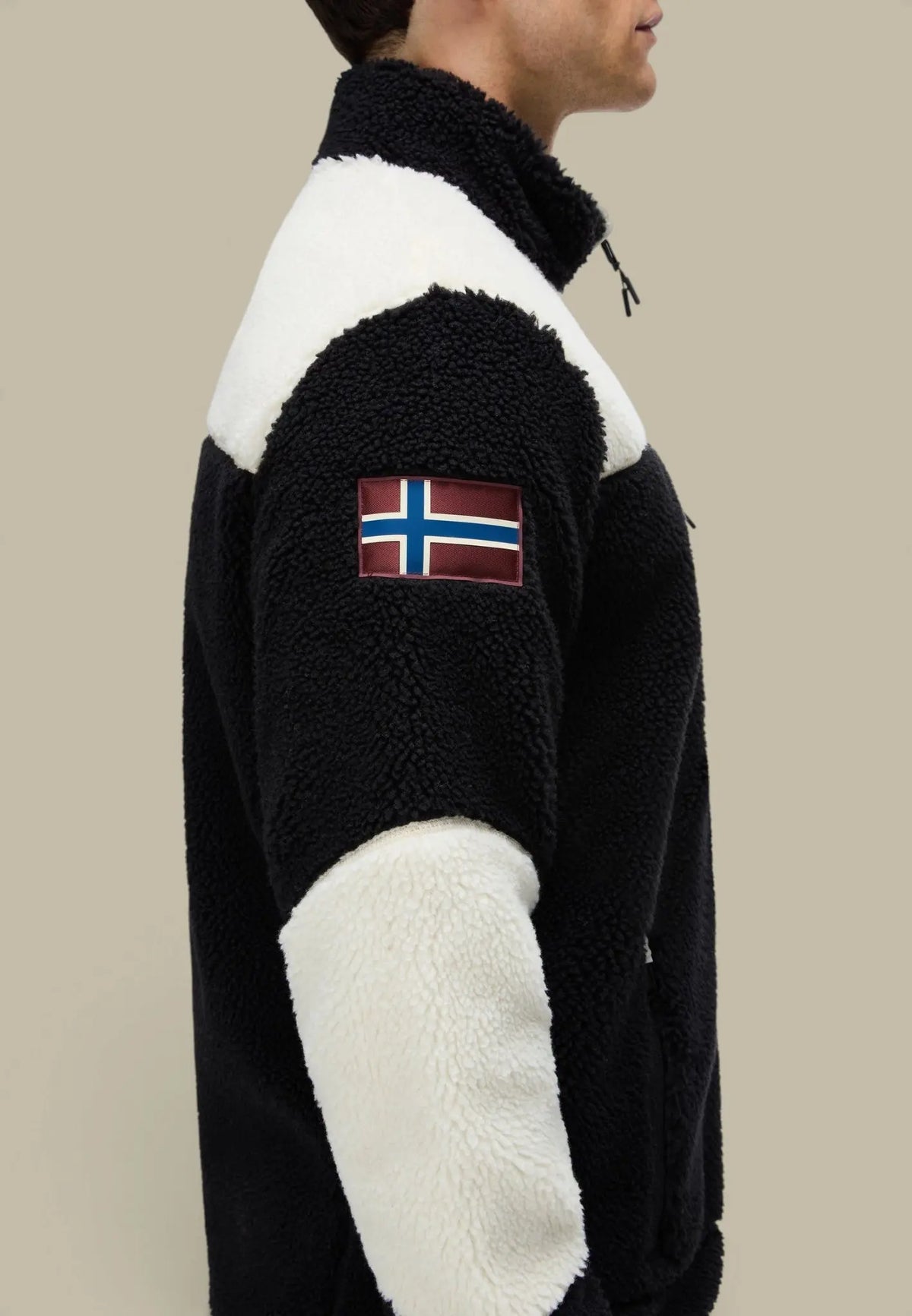 Polaire sans Capuche Napapijri Noir - Yupik Napapijri