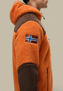 Polaire à Capuche Napapijri Orange - Yupik Napapijri