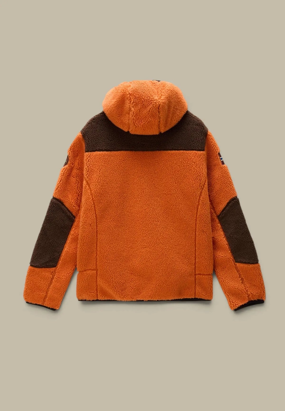 Polaire à Capuche Napapijri Orange - Yupik Napapijri