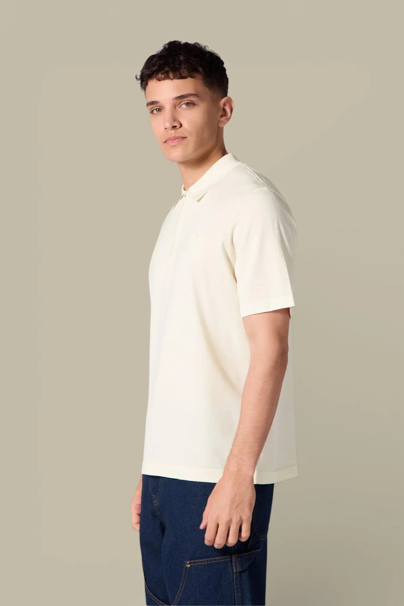 Polo Gertrude Creme en Maille - Jude - polo