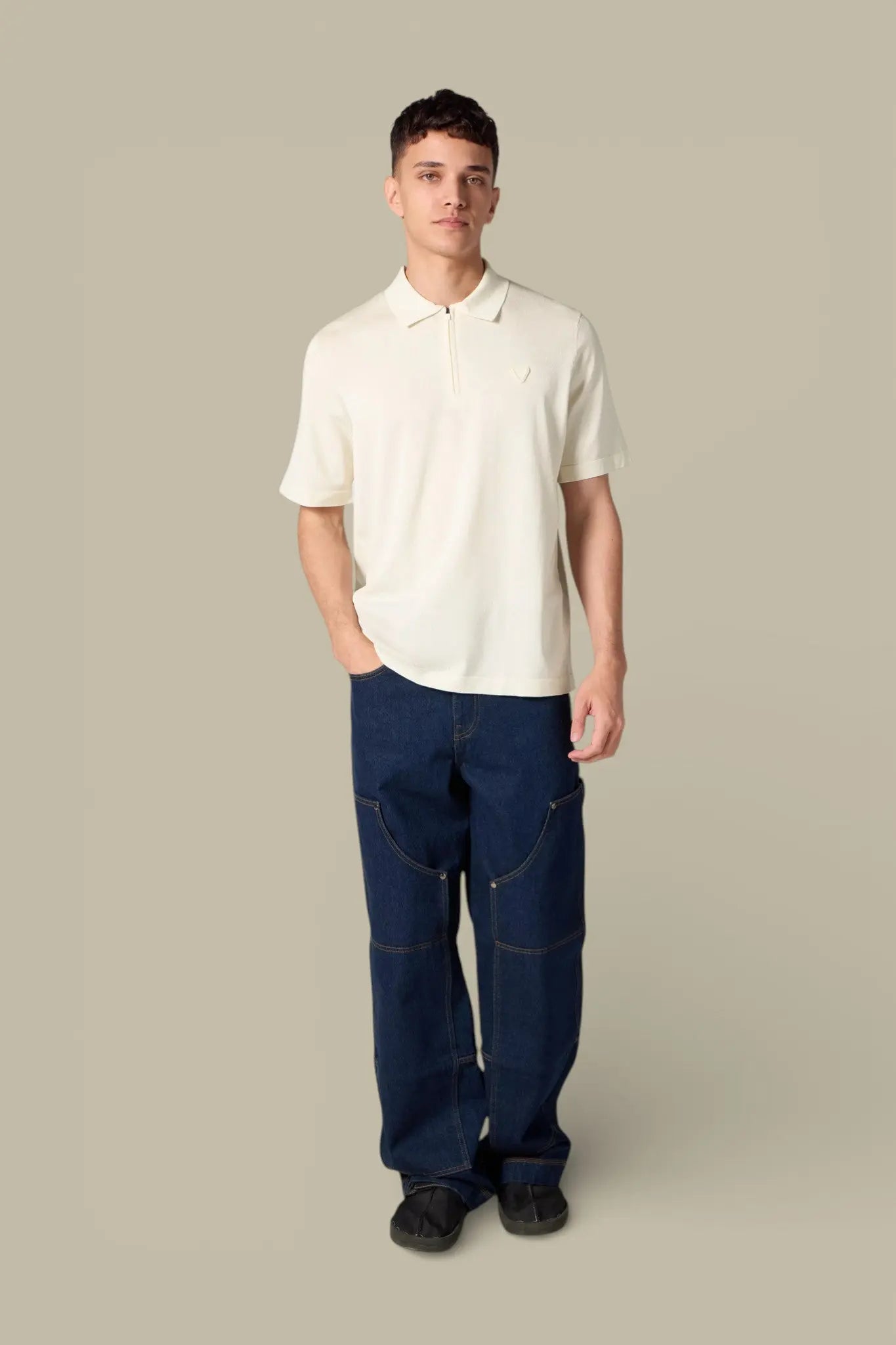 Polo Gertrude Creme en Maille - Jude - polo