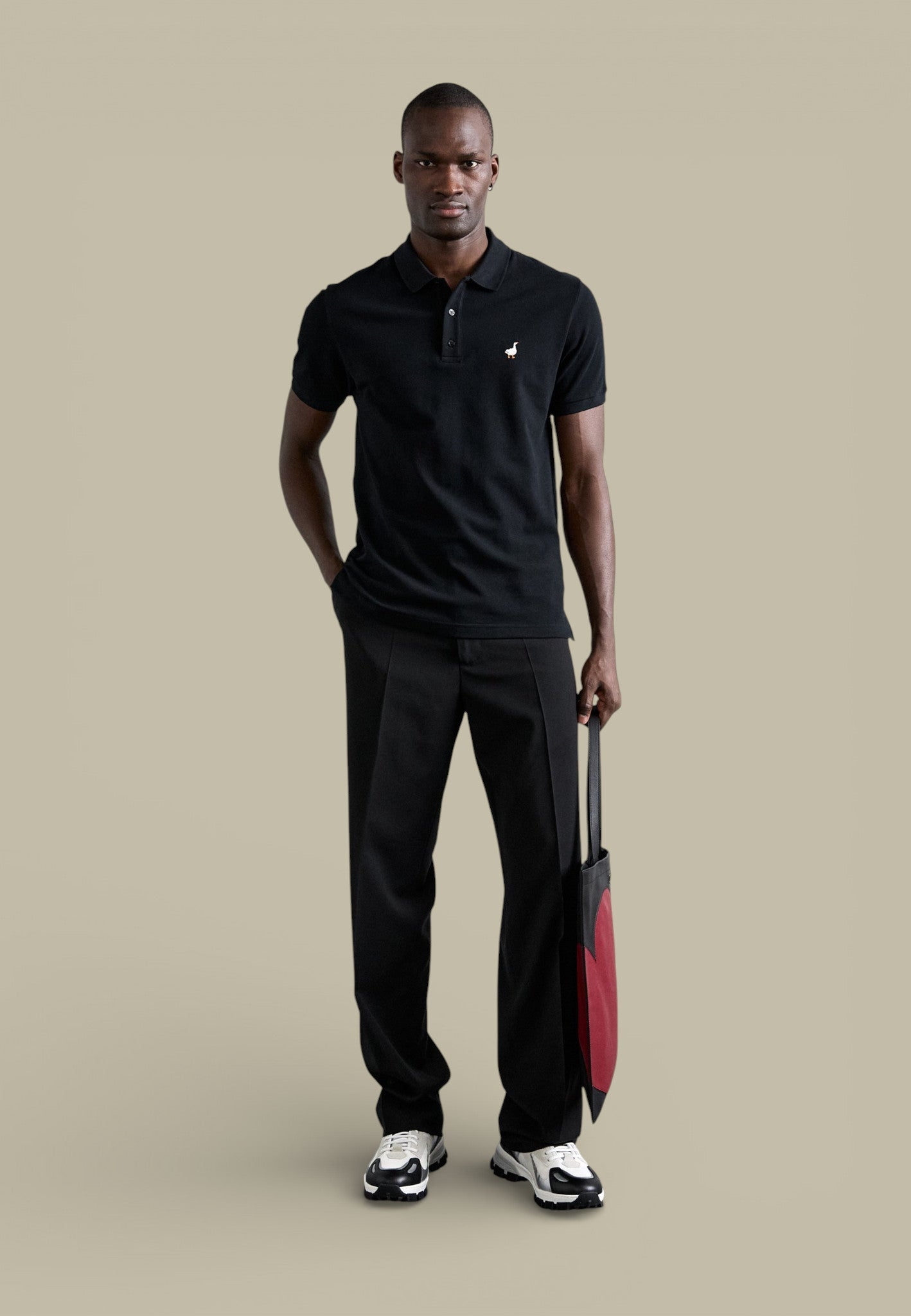 Polo Moschino Noir - Broder - polo