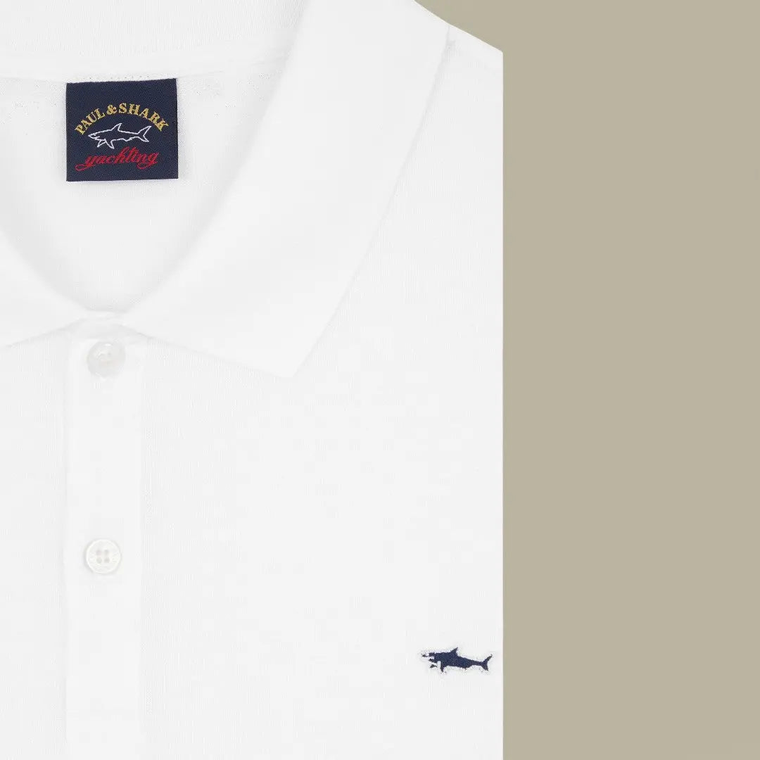 Polo Paul and Shark Blanc - Metal Shark - polo