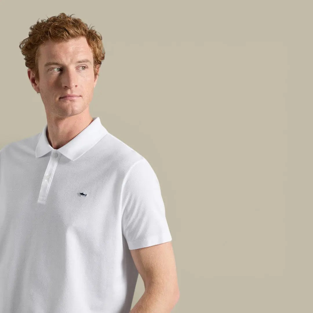 Polo Paul and Shark Blanc - Metal Shark - polo