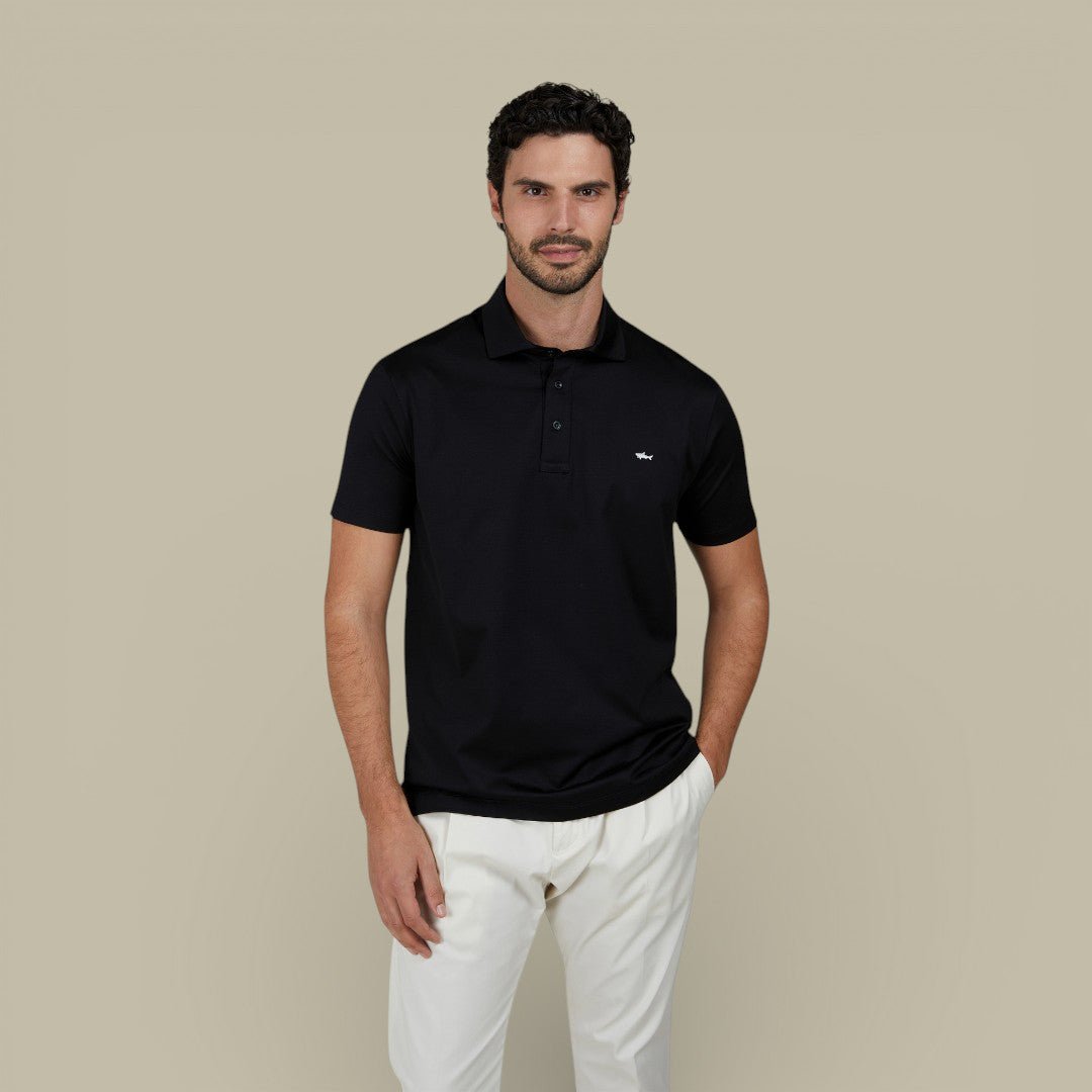 Polo Paul And Shark Noir - Metal Shark - polo