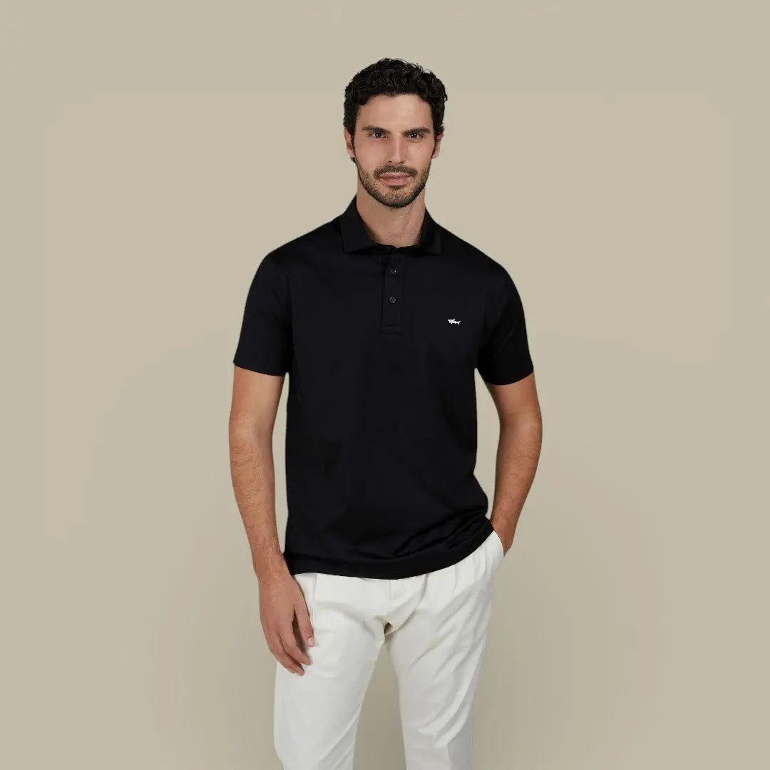 Polo Paul And Shark Noir - Metal Shark - polo