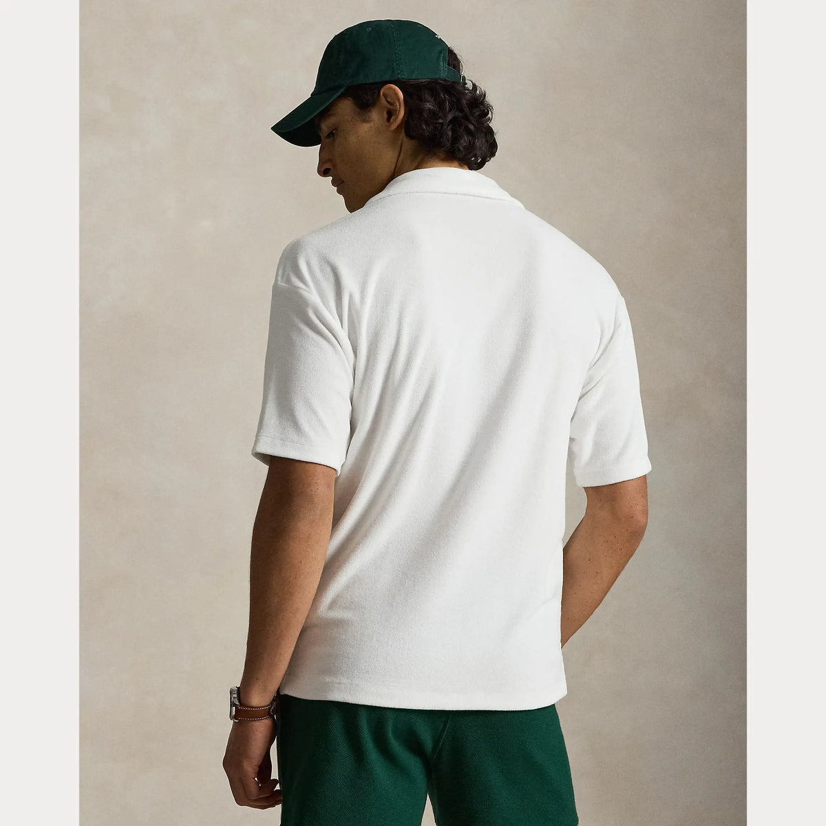 Polo Ralph Lauren Blanc - CHEMISE RELAXED FIT TERRY POLO Ralph Lauren