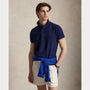 Polo Ralp Lauren Bleu -  POLO À MAILLES MATELON PERSONNALISÉES SLIM FIT Ralph Lauren