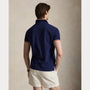 Polo Ralp Lauren Bleu -  POLO À MAILLES MATELON PERSONNALISÉES SLIM FIT Ralph Lauren