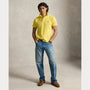 Polo Ralph Lauren Jaune - L'EMBLÉMATIQUE CUSTOM SLIM FIT MESH POLO Ralph Lauren