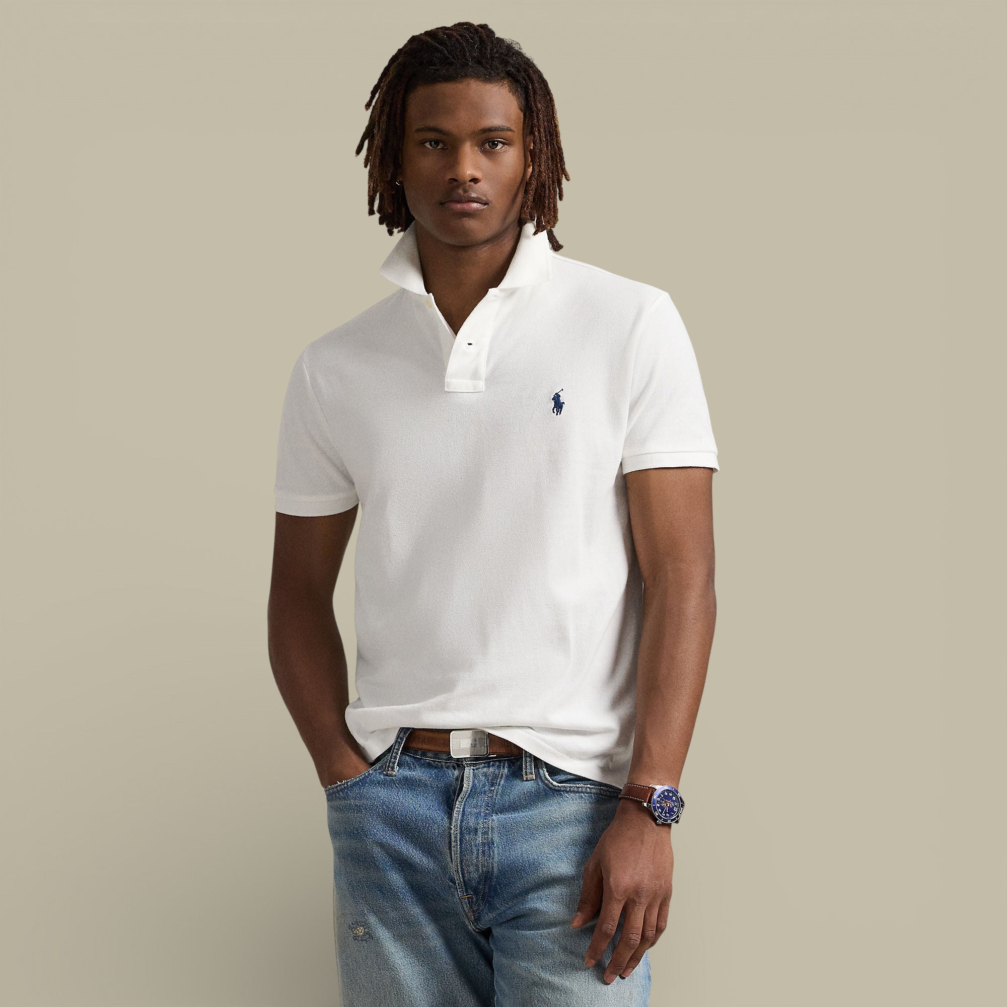 Polo Ralph Lauren Blanc - polo