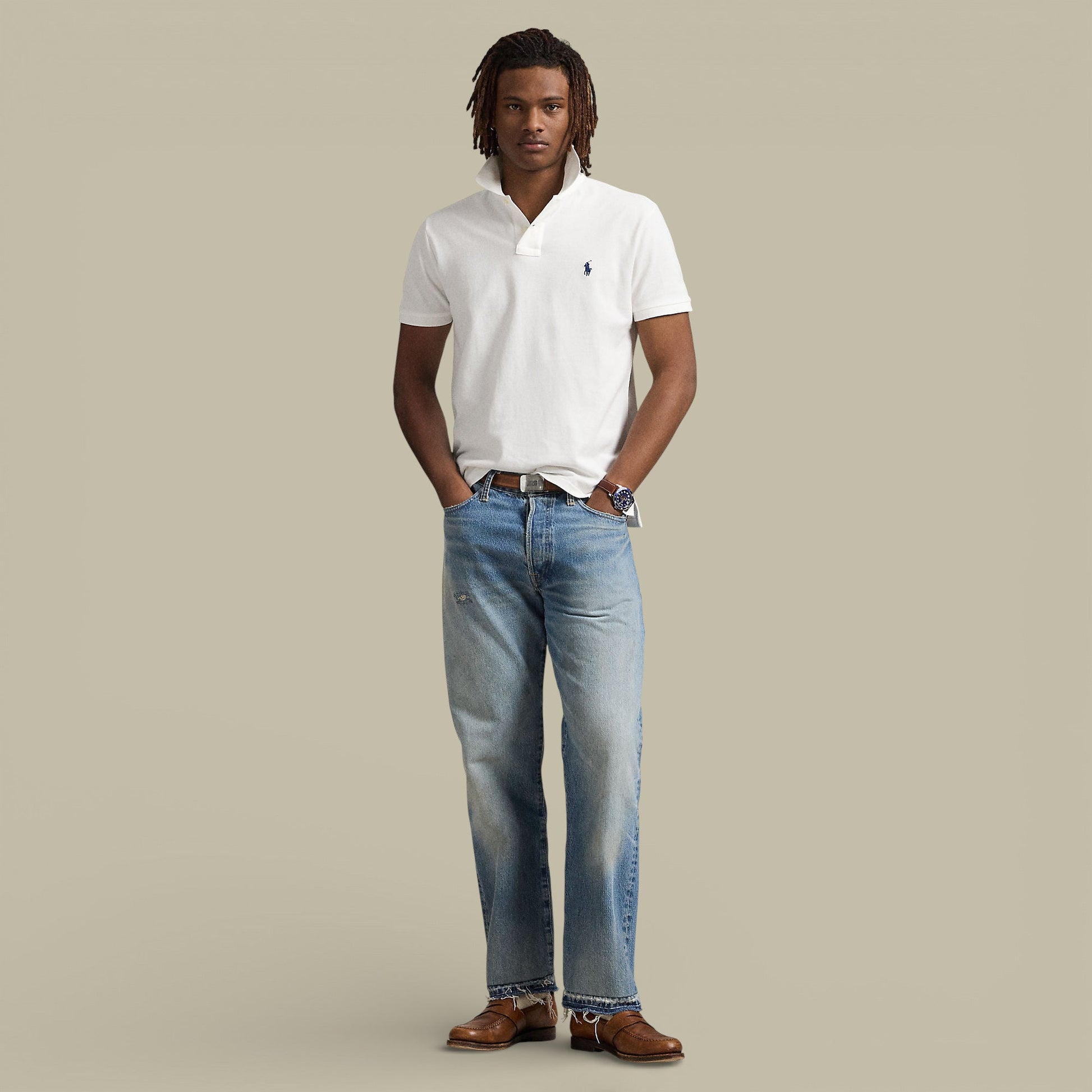 Polo Ralph Lauren Blanc - polo