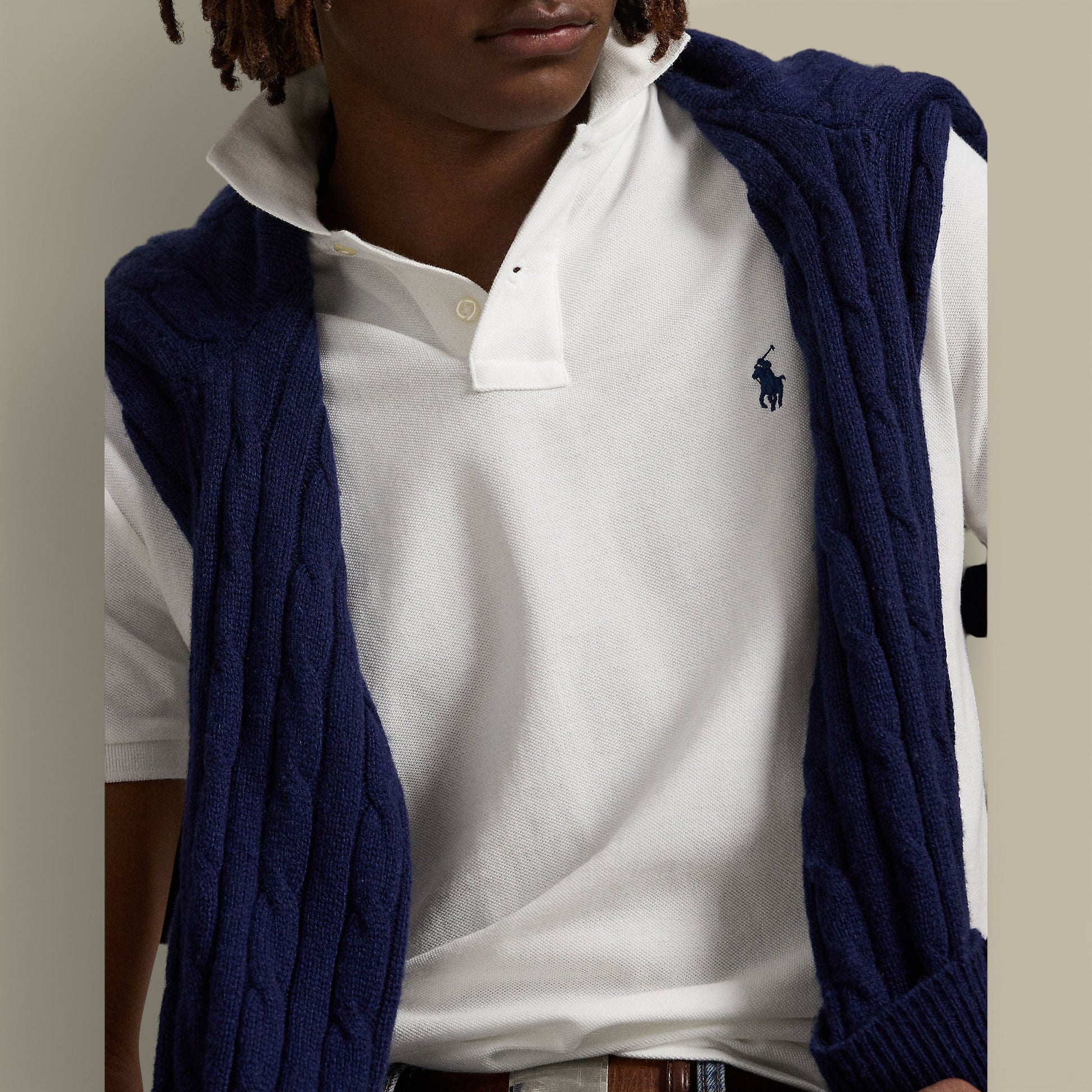 Polo Ralph Lauren Blanc - polo