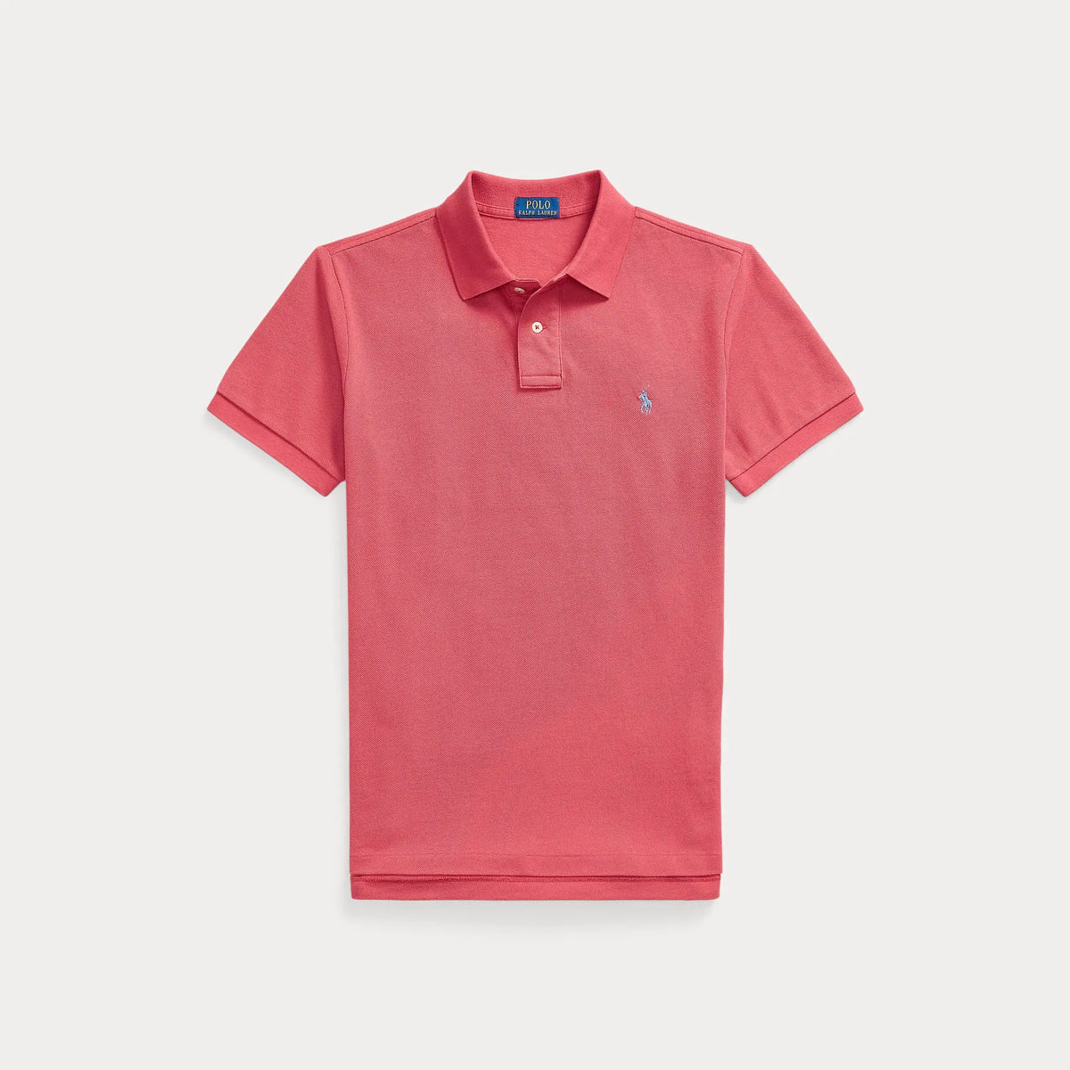 Polo Ralph Lauren Rouge - Polo en maille coupe ajustée Ralph Lauren