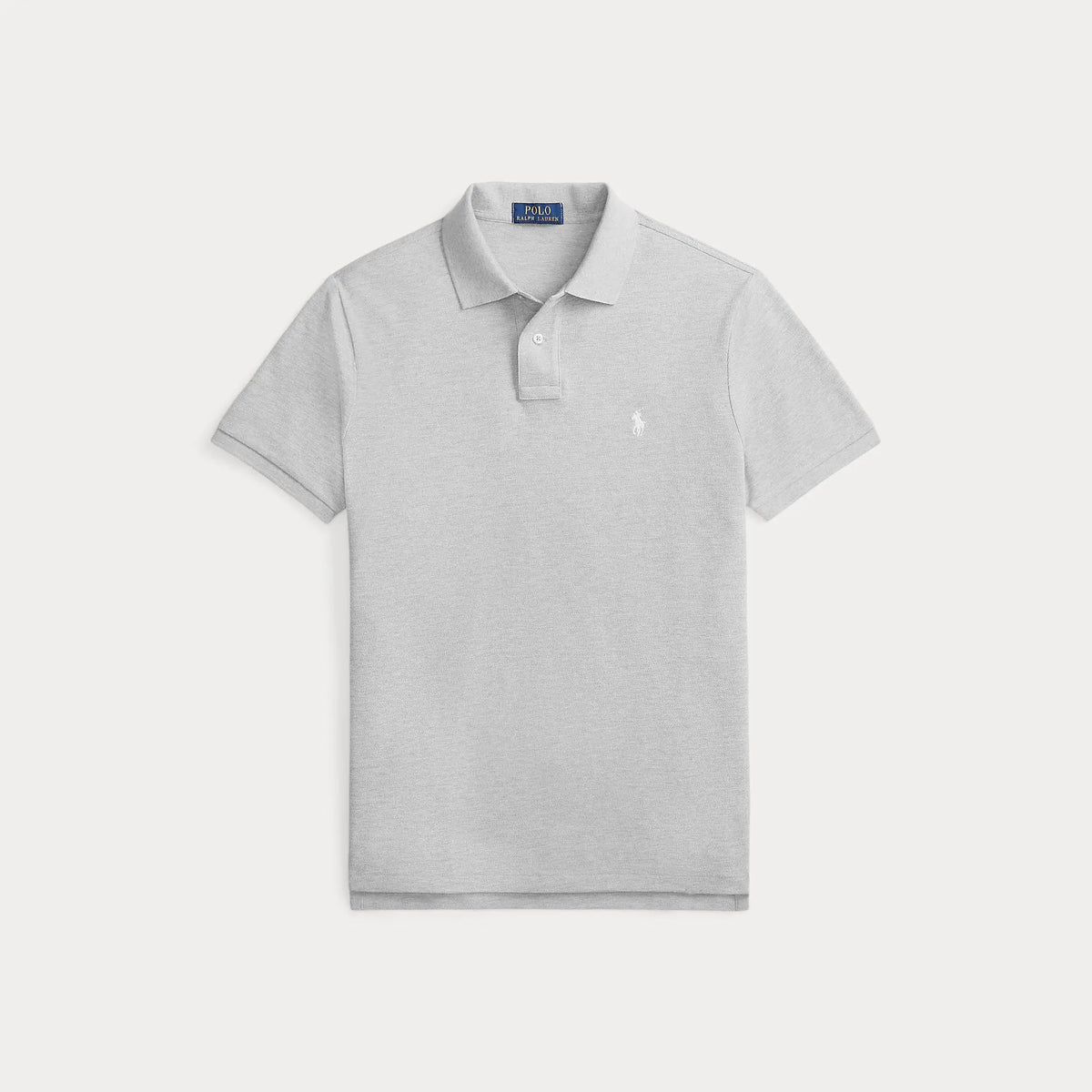 Polo Ralph Lauren Gris - L'EMBLÉMATIQUE CUSTOM SLIM FIT MESH POLO Ralph Lauren