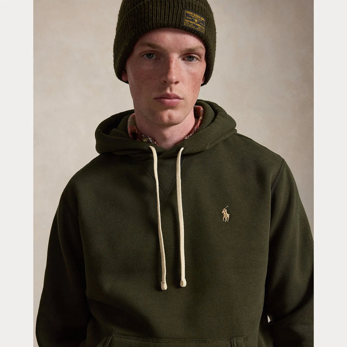 Sweat Capuche Ralph Lauren Kaki Ralph Lauren