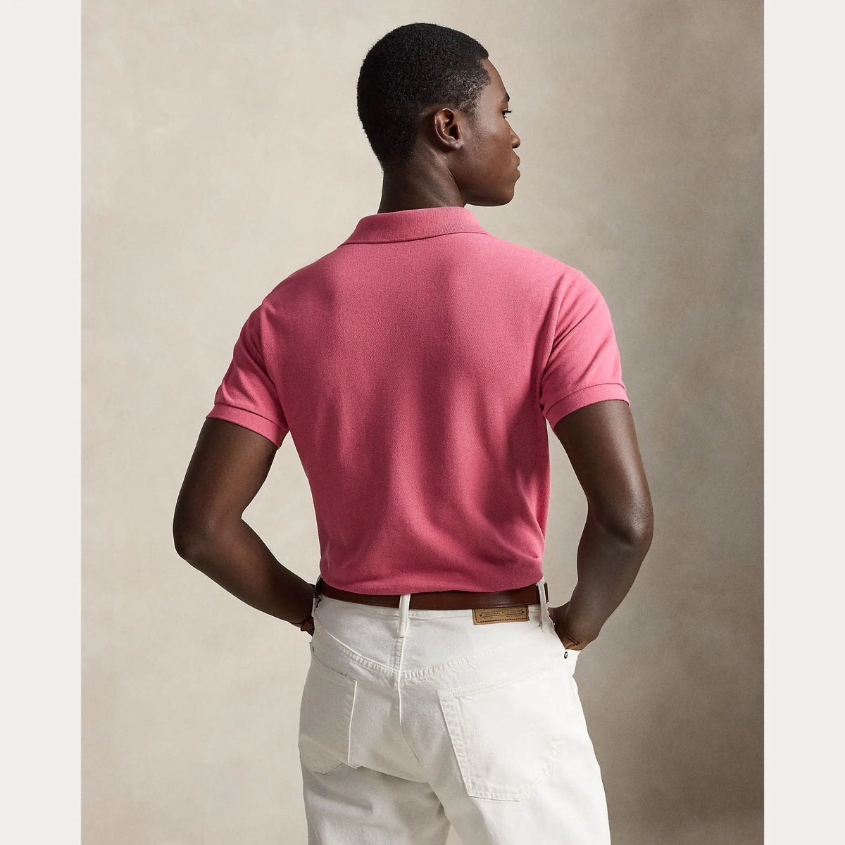 Polo Ralph Lauren Rose - SLIM FIT MESH POLO CHEMISE Ralph Lauren
