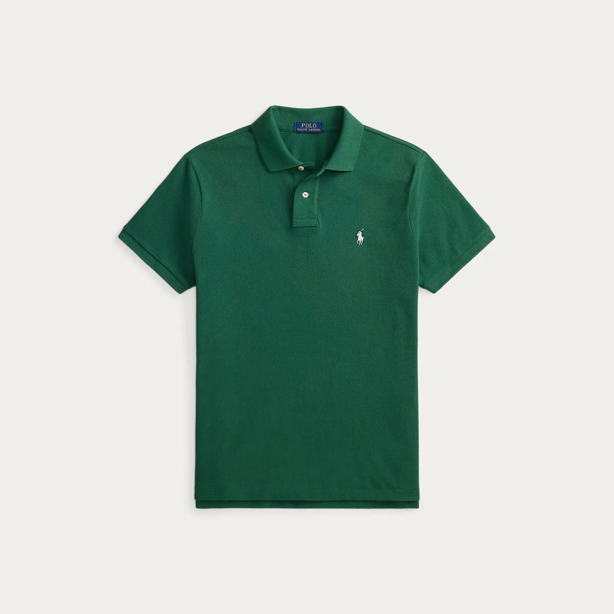 Polo Ralph Lauren Vert - L'EMBLÉMATIQUE CUSTOM SLIM FIT MESH POLO Ralph Lauren