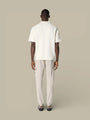 Polo Stone Island Crème - Micro Stitch Soft - polo