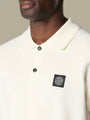 Polo Stone Island Crème - Micro Stitch Soft - polo