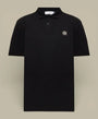 Polo Stone Island Noir - Coton Organic - polo