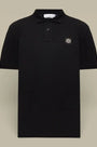 Polo Stone Island Noir - Coton Organic - polo