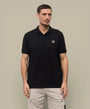 Polo Stone Island Noir - Coton Organic - polo