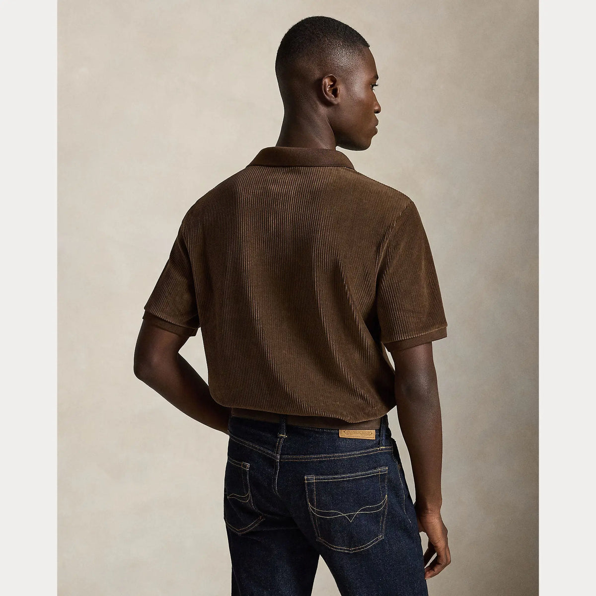 Polo Ralph Lauren Marron - CLASSIQUE FIT KNIT CORDUROY POLO CHEMISE Ralph Lauren