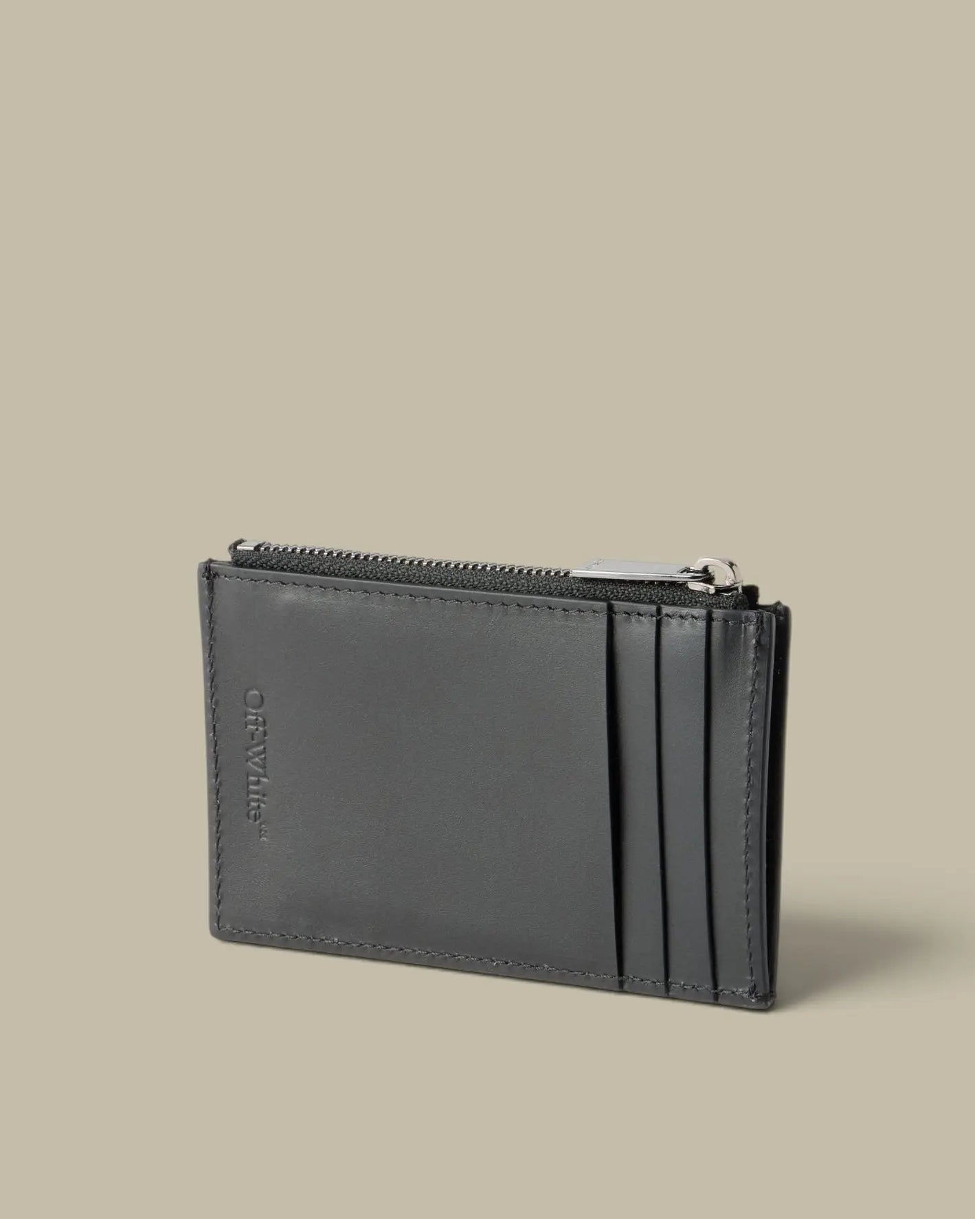Porte Carte Off-White - Heritage Zipp Off-White