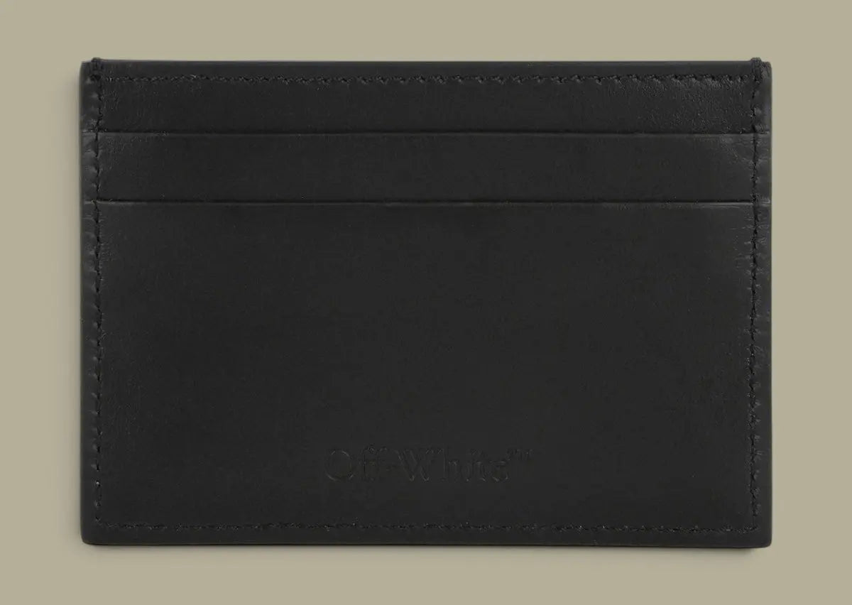 Porte Carte Off-White Noir - Jitney Off-White