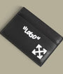 Porte Carte Off-White Noir - Jitney Off-White