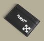 Porte Carte Off-White Noir - Jitney Off-White