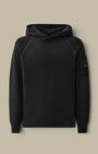 Pull à Capuche C.P. Company Noir - Coton Chenille C.P. Company