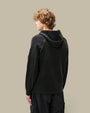 Pull à Capuche C.P. Company Noir - Coton Chenille C.P. Company