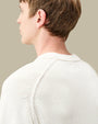 Pull C.P. Company Blanc - Coton Chenille C.P. Company