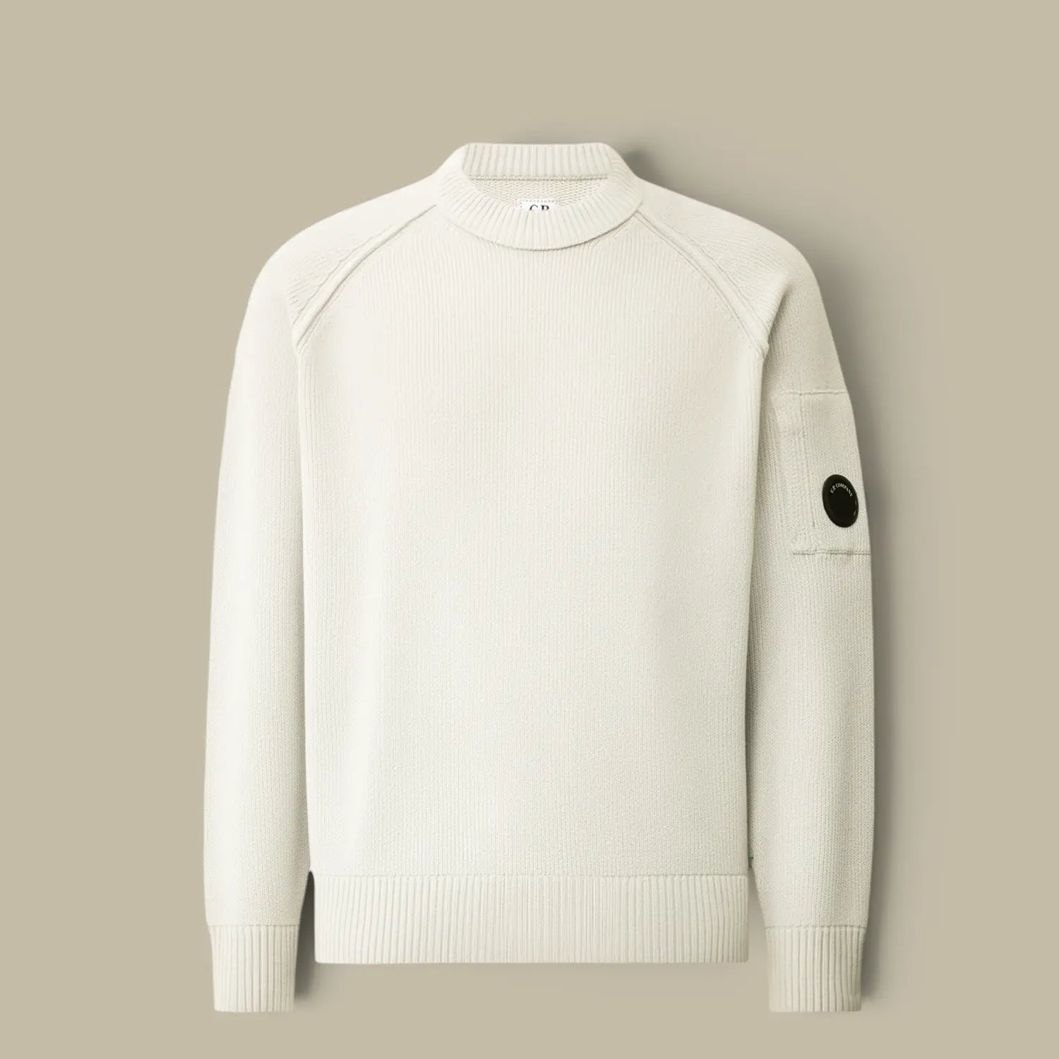 Pull C.P. Company Blanc - Coton Chenille C.P. Company