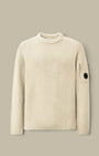 Pull C.P. Company Greige - Full Rib Coton C.P. Company