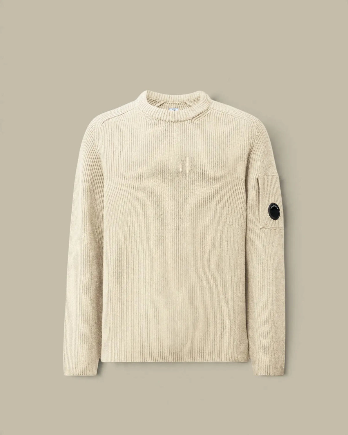 Pull C.P. Company Greige - Full Rib Coton C.P. Company