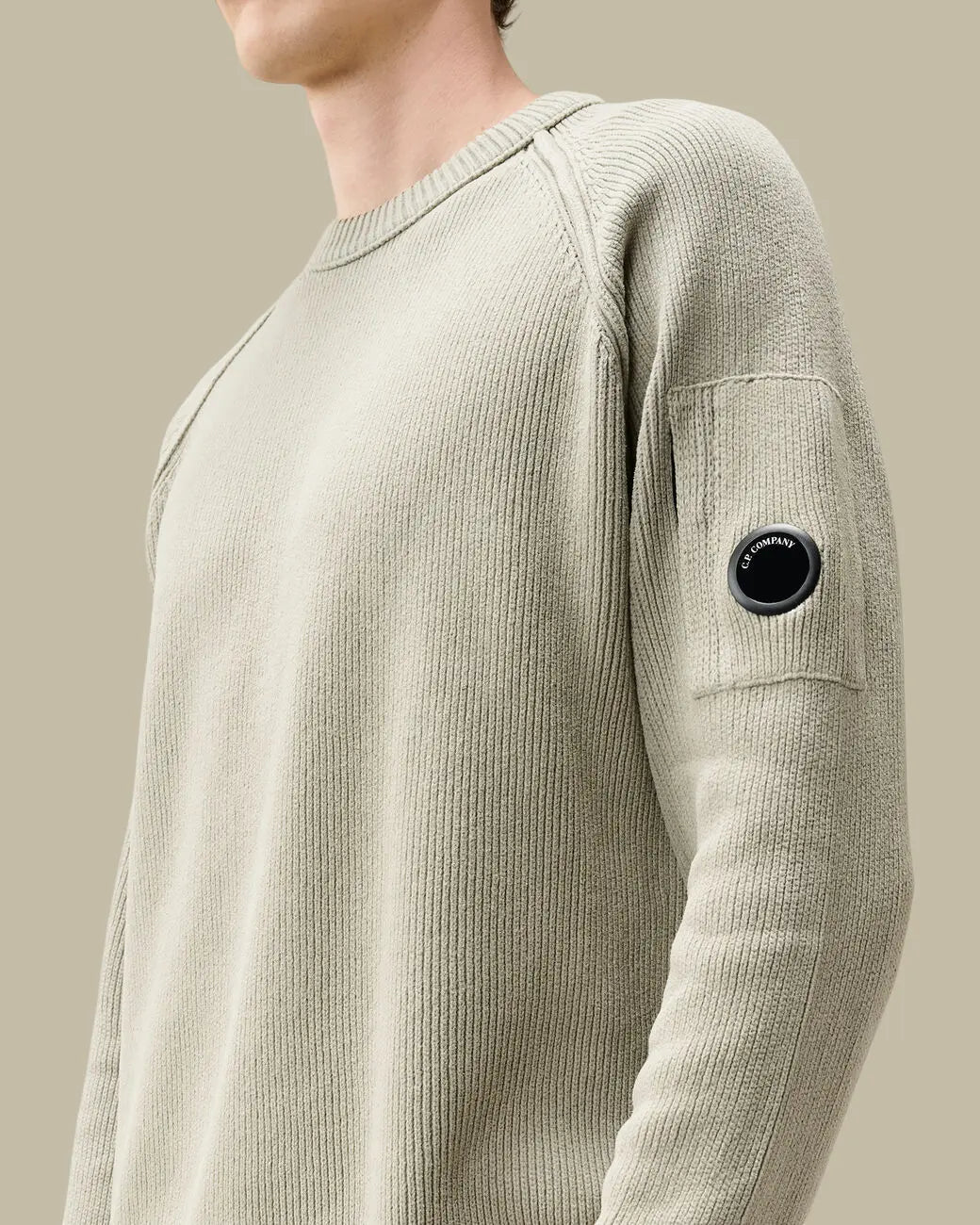 Pull C.P. Company Gris - Coton Chenille C.P. Company