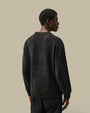 Pull C.P. Company Noir - Coton Chenille C.P. Company