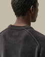 Pull C.P. Company Noir - Coton Chenille C.P. Company