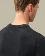 Pull C.P. Company Noir - Full Rib Coton C.P. Company