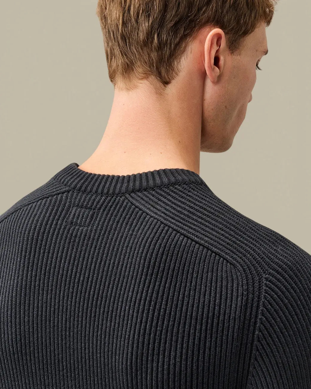 Pull C.P. Company Noir - Full Rib Coton C.P. Company